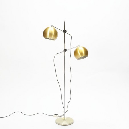 Standing floor lamp with 2 balls