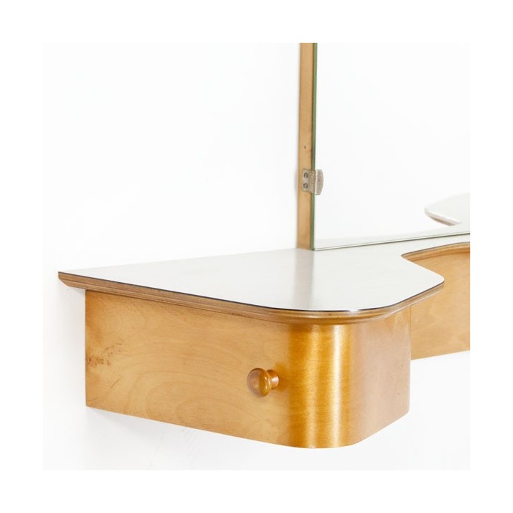Wall dressing table by Cees Braakman for Pastoe - Retro