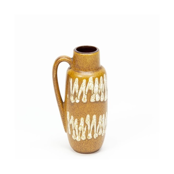 Small West Germany vase brown - Retro Studio