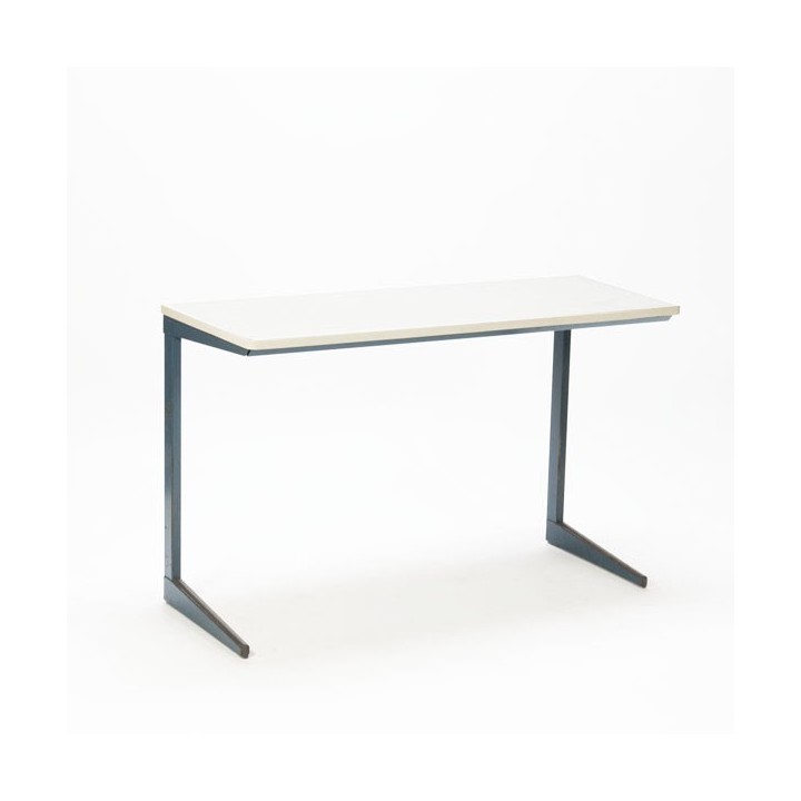 Industrial desk/ schooltable by Friso Kramer blue - Retro