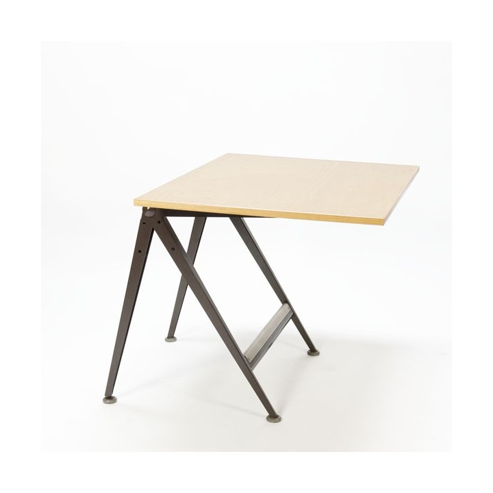 Friso Kramer en Wim Rietveld "Reply" tekentafel bruin -