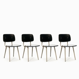 Friso Kramer Revolt stoelen set van 4 - Retro Studio