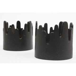 Danish candle holder set of 2 - Retro Studio