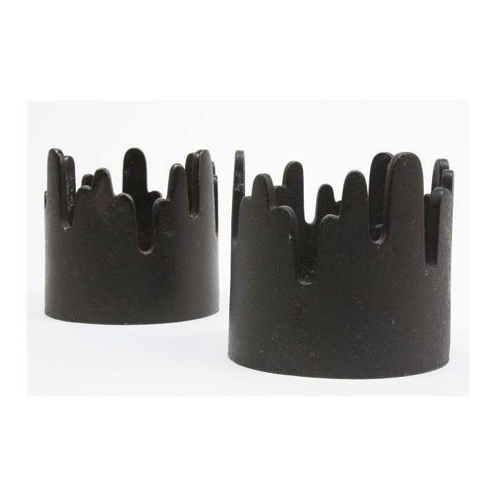 Danish candle holder set of 2 - Retro Studio