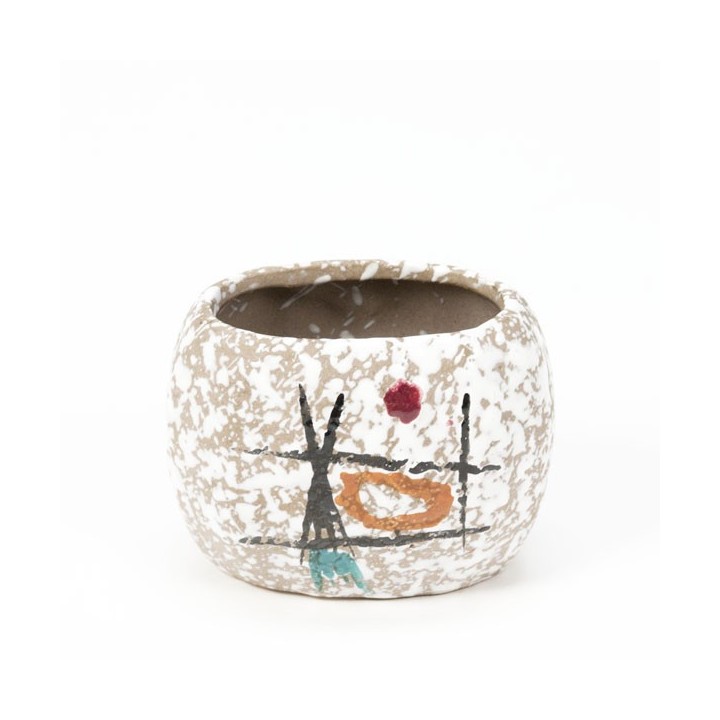 Miniatuur vaasje met fifties design - Retro Studio