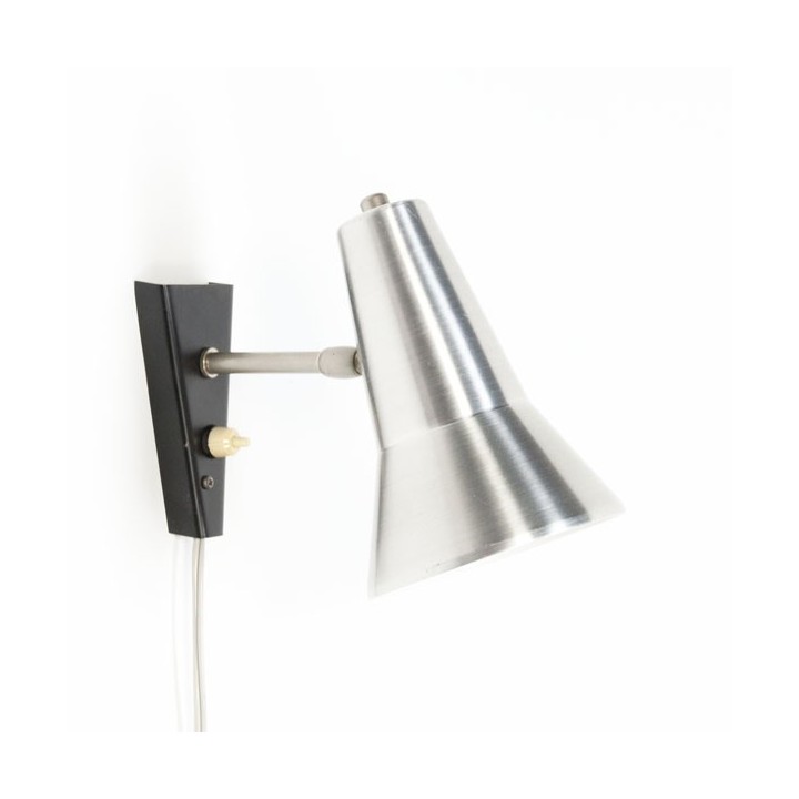 Wandlamp aluminium - Retro Studio