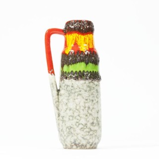 West Germany vase with bright colors - Retro Studio