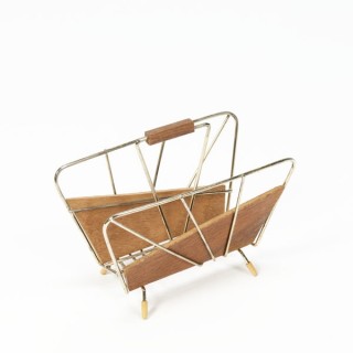 Brievenhouder met teak - Retro Studio