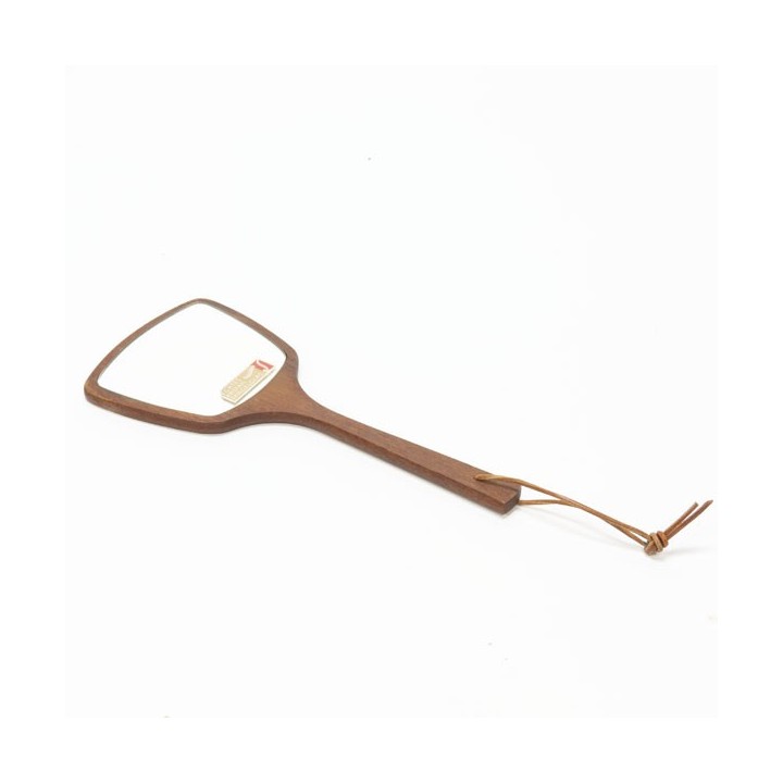 Hand mirror in teak - Retro Studio