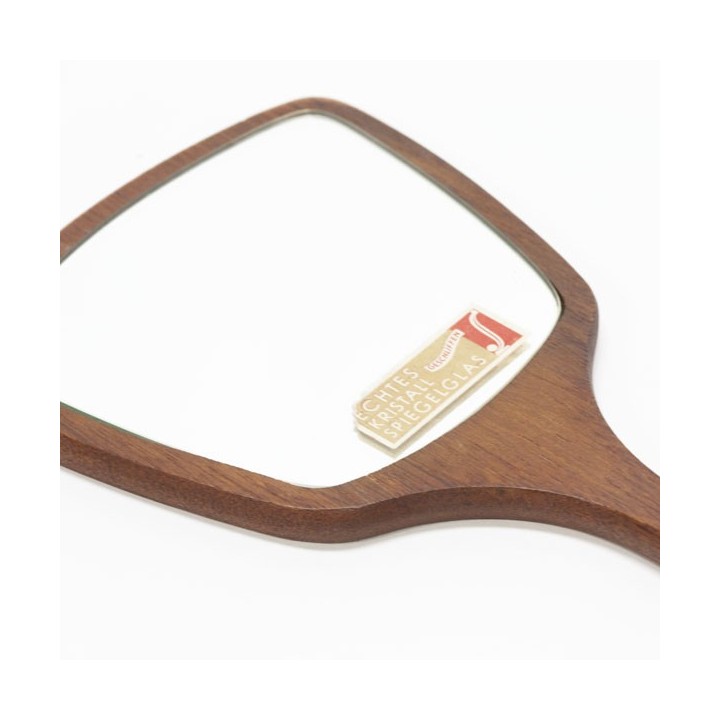 Hand mirror in teak - Retro Studio