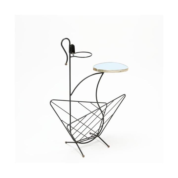 Magazine rack/ side table 1950's - Retro Studio