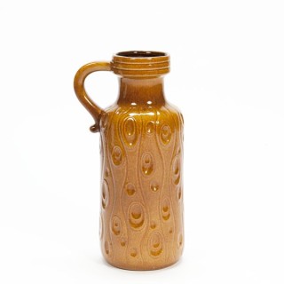 Large West Germany vase brown - Retro Studio
