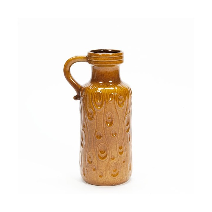 Grote West Germany vaas bruin - Retro Studio