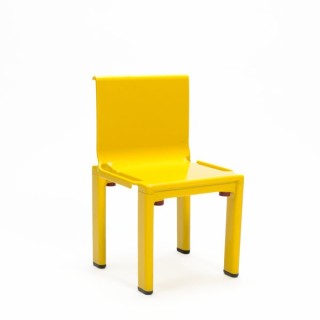 Yellow plastic children's chair by Kartell - Retro Studio