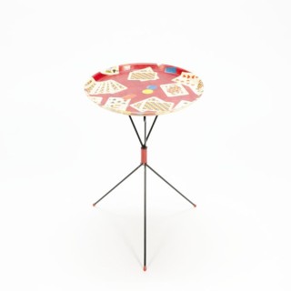 Folding sidetable with tray - Retro Studio