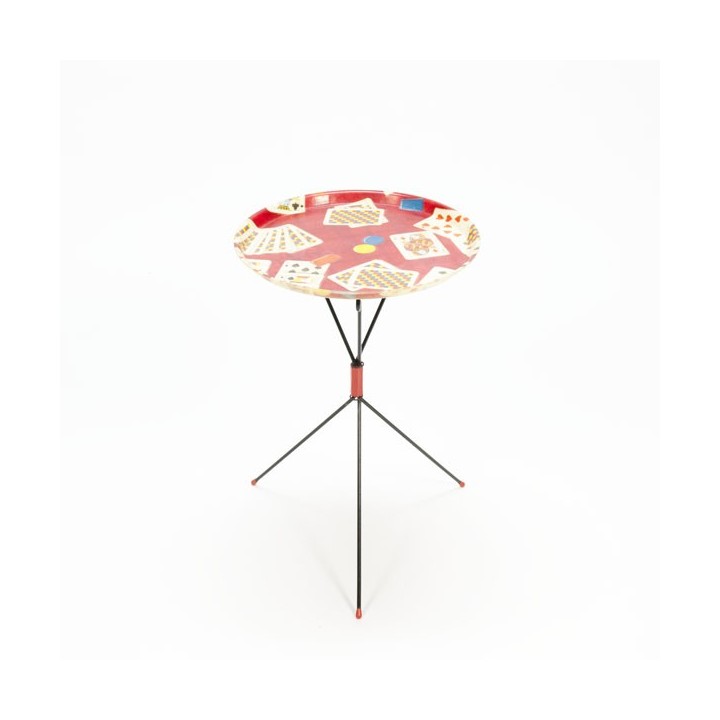 Bijzettafeltje opklapbaar met los dienblad - Retro Studio