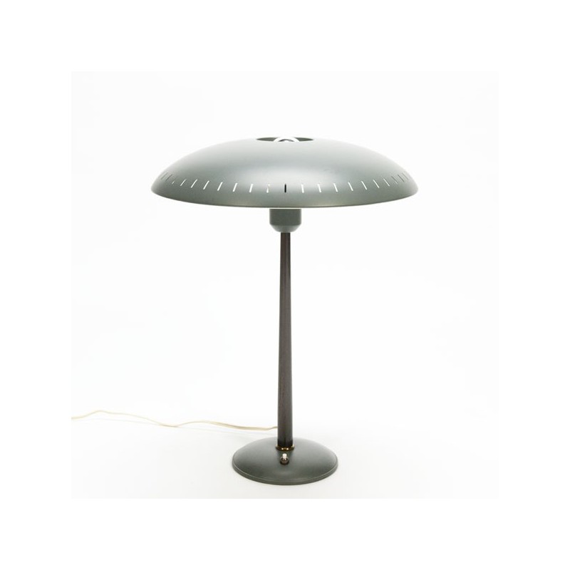 Kolibrie interview Geletterdheid Philips tafellamp van Louis Kalff vintage - Retro Studio