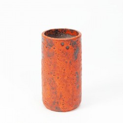 West Germany vase orange