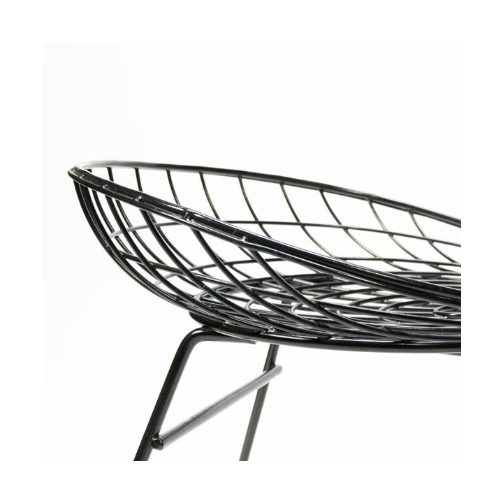Cees Braakman wire stool black - Retro Studio