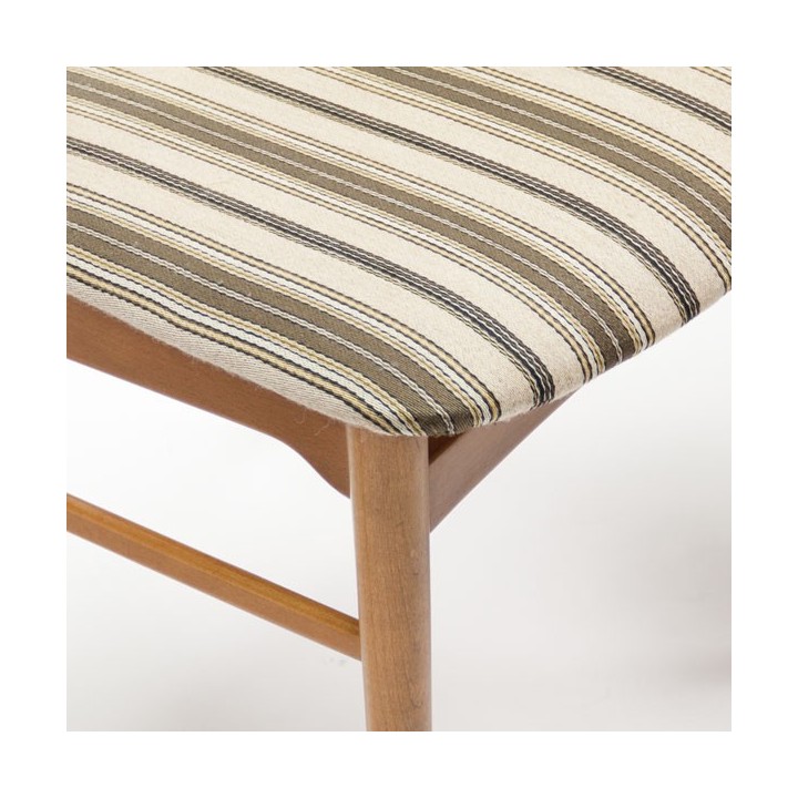 Set of 4 curved teak chairs - Retro Studio