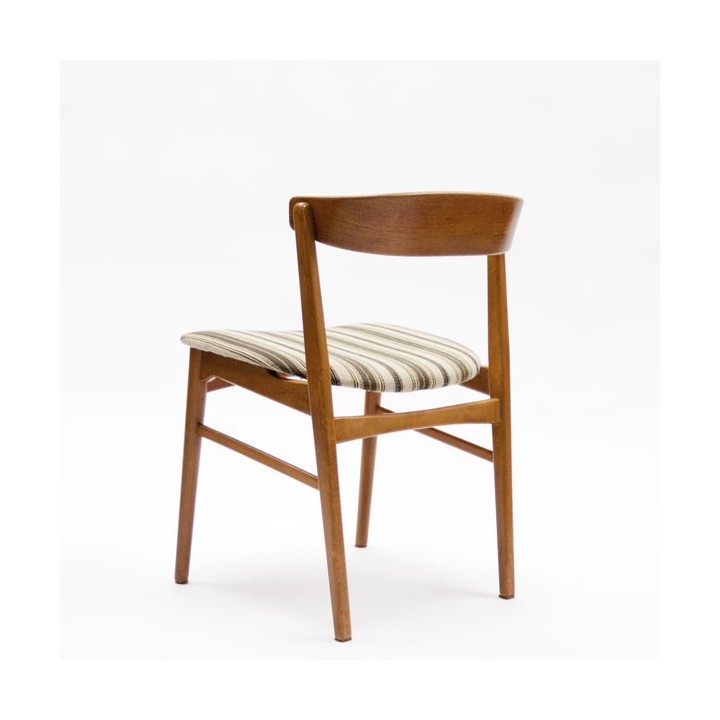 Set of 4 curved teak chairs - Retro Studio