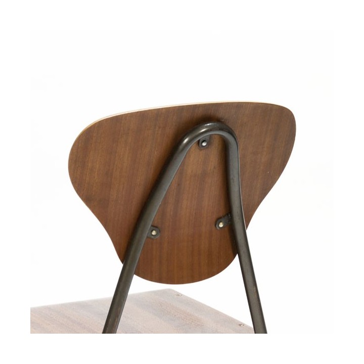 Set of 6 industrial Danish chairs - Retro Studio