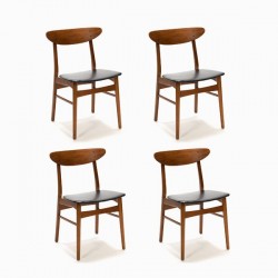 Set of 4 Farstrup chairs model 210