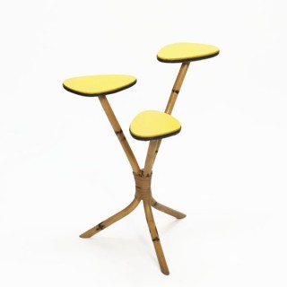 Bamboo side table 1950's - Retro Studio