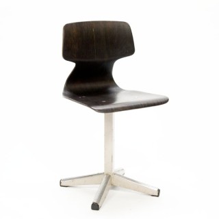 Industrial child's schoolchair Galvanitas - Retro Studio