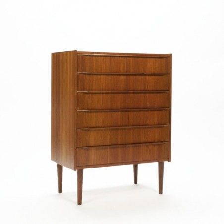 Chest of drawers in teak