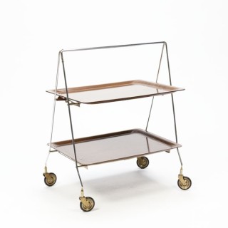 Serving trolley 1960's foldable - Retro Studio