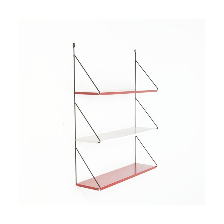 Metalen wandrek vintage - Retro Studio