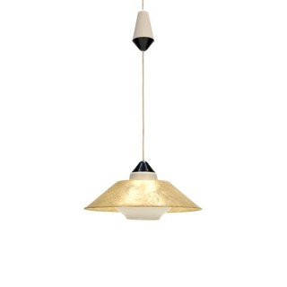 Hanging lamp with fiberglass shade by Philips - Retro Studio