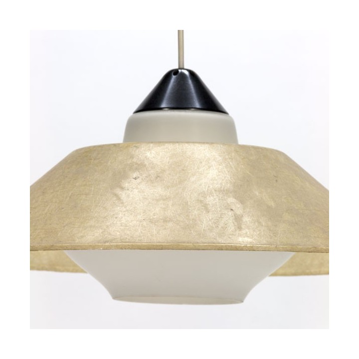 Hanging lamp with fiberglass shade by Philips - Retro Studio