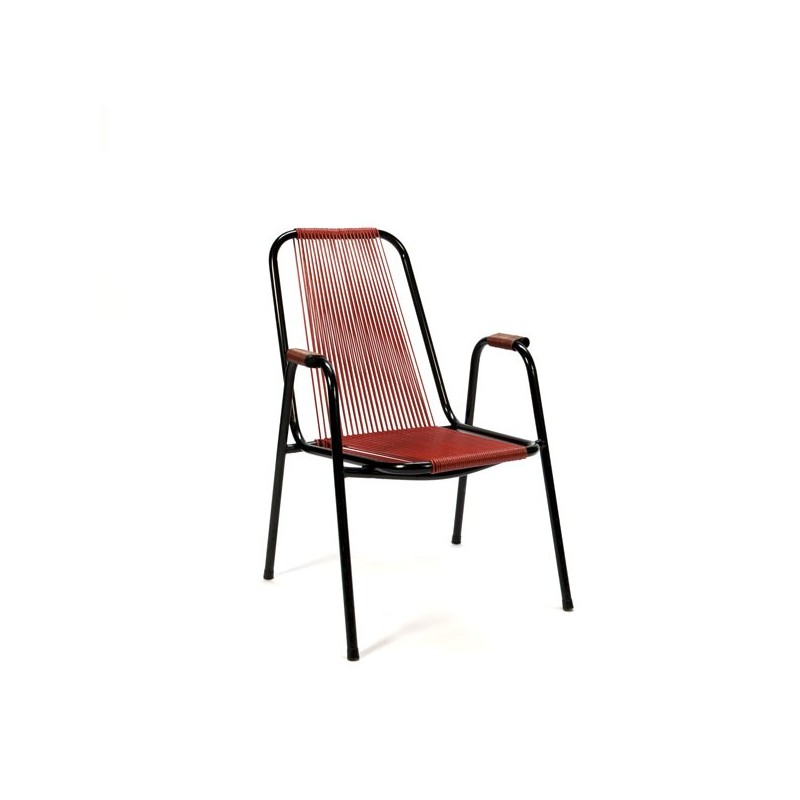Zwart/ rode stoel - Retro Studio