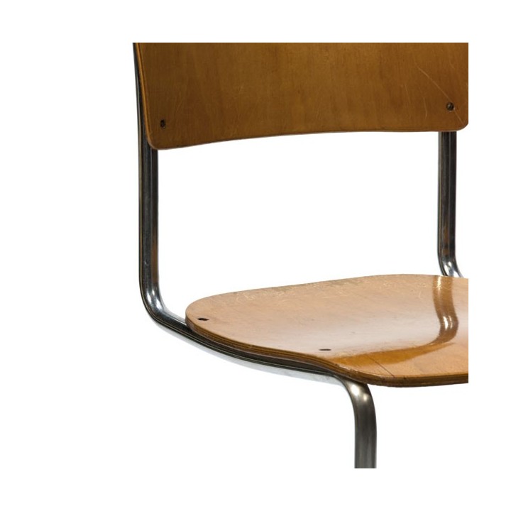 Houten buisframe stoel - Retro Studio