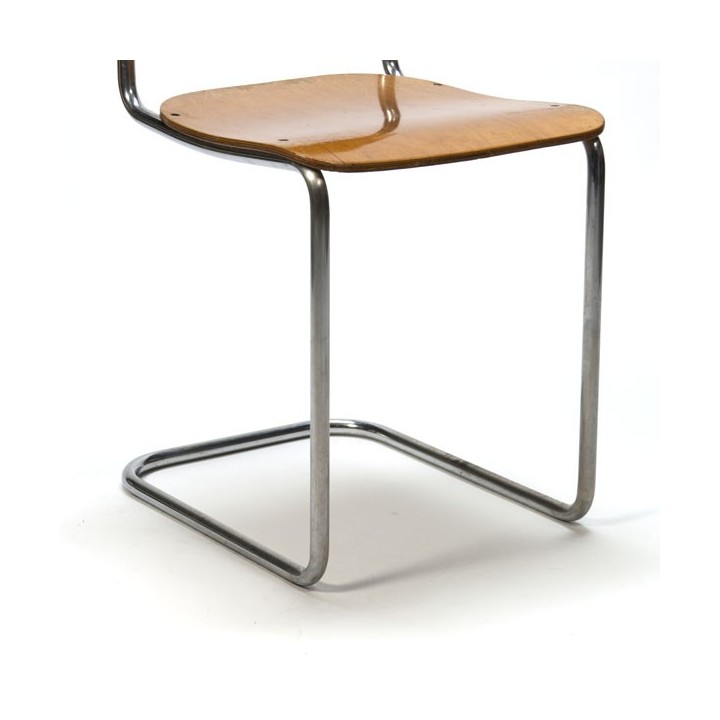 Houten buisframe stoel - Retro Studio