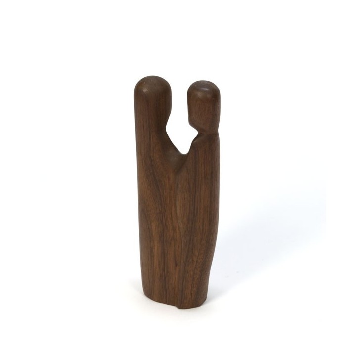 Teakhouten sculptuur - Retro Studio