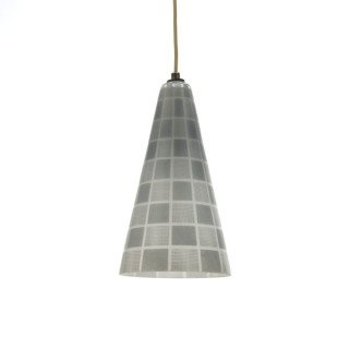 Glass hanging lamp 1950's - Retro Studio