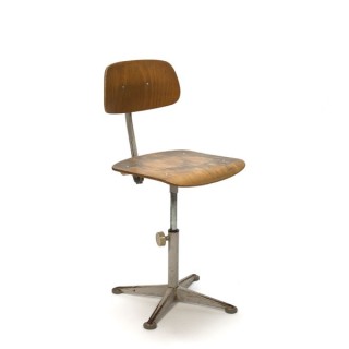 Friso Kramer tekentafel/ architectenstoel jaren 60 - Retro