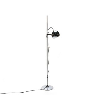 Staande lamp met chromen bol - Retro Studio