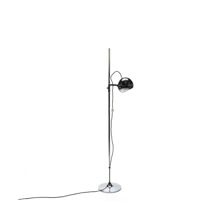 Standing floor lamp with chrome ball - Retro Studio