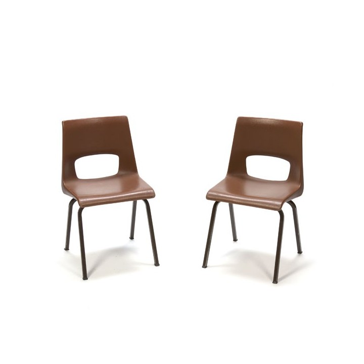Set of 2 child's school chairs by Eromes - Retro Studio