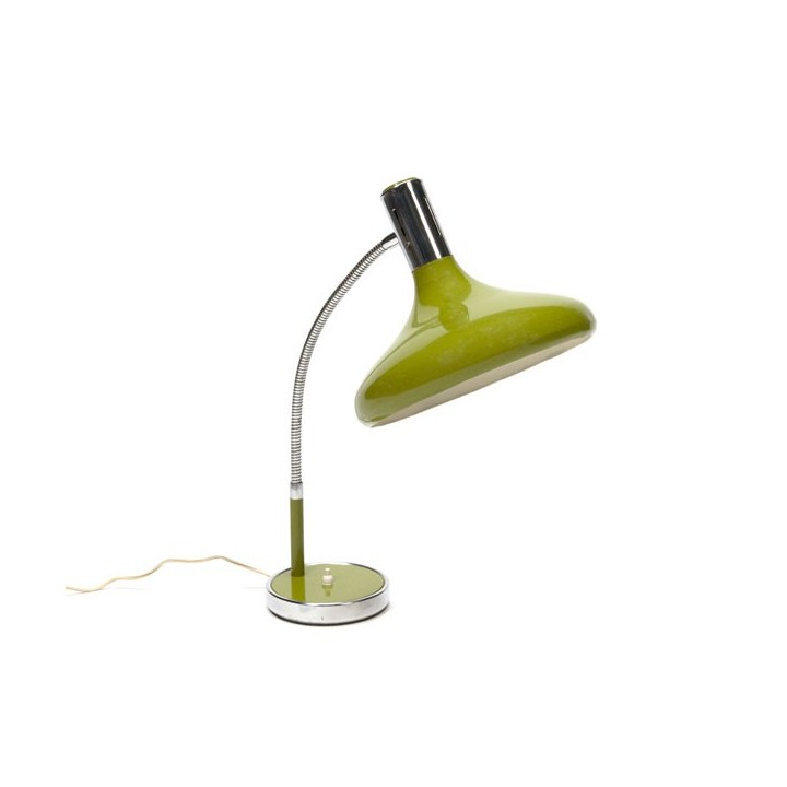 Desk lamp with large green shade - Retro Studio