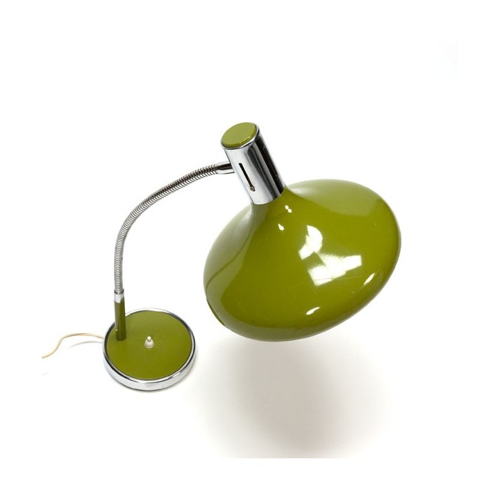 Desk lamp with large green shade - Retro Studio