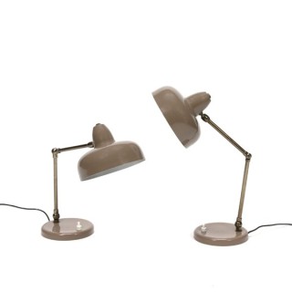 Set of 2 table-/ desk lamps - Retro Studio