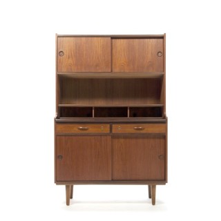 Large Danish cabinet/ secretaire in teak - Retro Studio