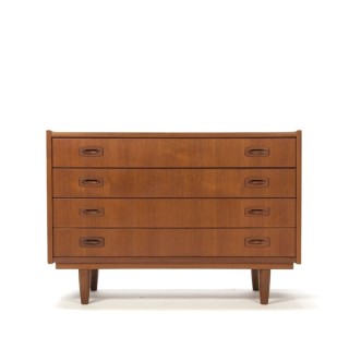 Low chest of drawers in teak - Retro Studio