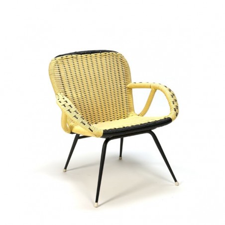 Yellow easy chair from the fifties