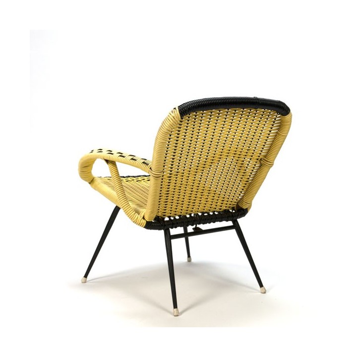 Gele fauteuil uit de fifties - Retro Studio